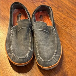 Casual Gray Slip-On Shoes